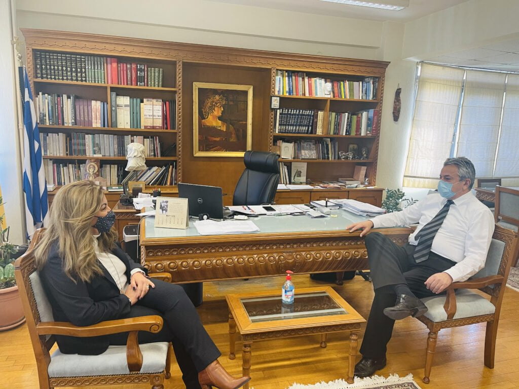 Συνάντηση εργασίας με τον Αντιπεριφερειάρχη Π.Ε. Κοζάνης Γρηγόρη Τσιούμαρη