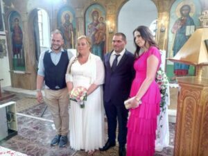 Με τα ιερά δεσμά του γάμου ενώθηκαν ο Παναγιώτης Τάσιος και η Ευλαμπία Δουκάκη