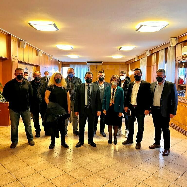 Συνάντηση του ΥπΑΑΤ, Γ. Γεωργαντά με εκπροσώπους μπλόκων από τις Σέρρες
