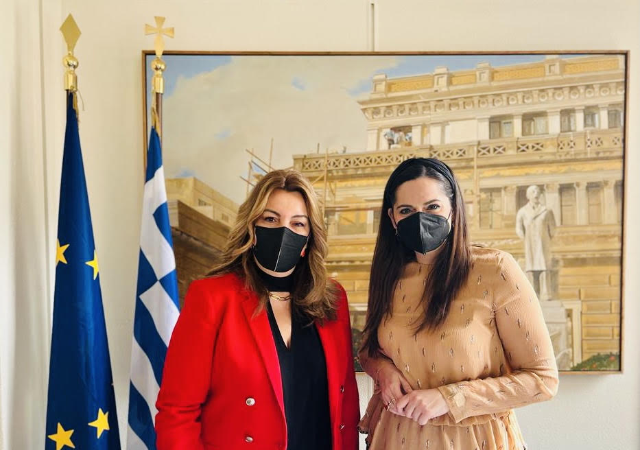 Ο πολιτισμός στο επίκεντρο των συναντήσεων που είχε στην Αθήνα η Μαρία Αντωνίου με την Υπουργό Πολιτισμού & Αθλητισμού Λίνα Μενδώνη και την Γενική Γραμματέα Σύγχρονου Πολιτισμού Ελένη Δουνδουλάκη