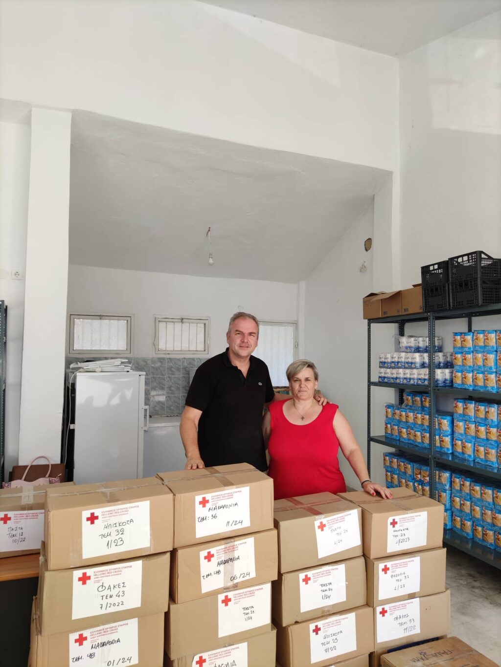 Ευχαριστήριο Δήμου Καστοριάς στον Ερυθρό Σταυρό για τη χορηγία μεγάλης ποσότητας τροφίμων