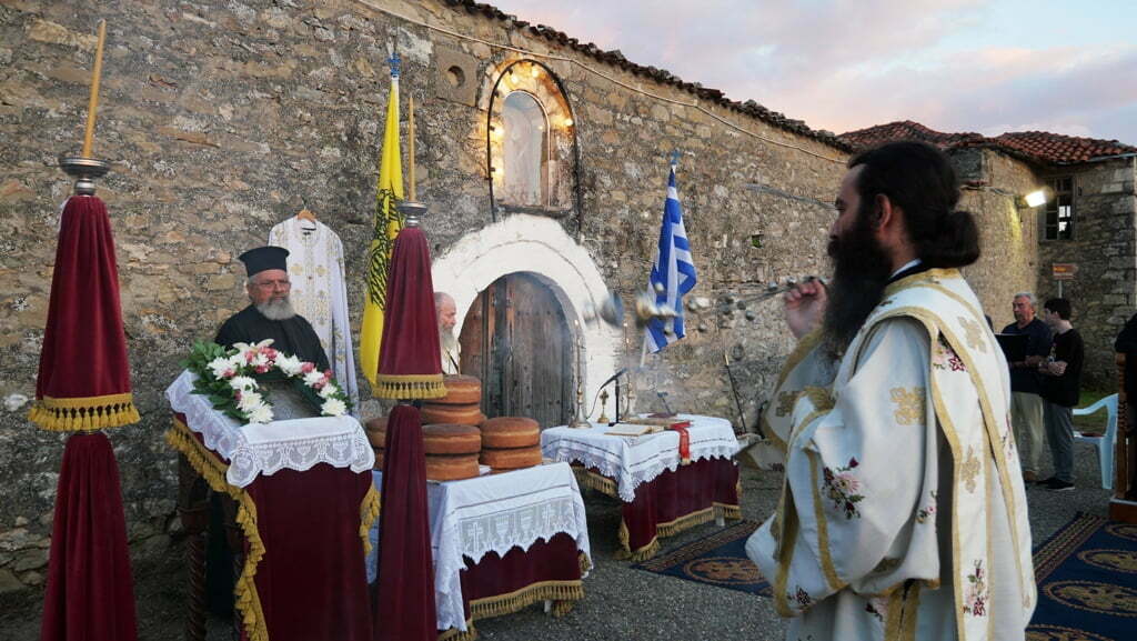 Πανηγυρικός Εσπερινός στην Ιερά Μονή Ταξιαρχών παρουσία του Δημάρχου Γιώργου Δασταμάνη