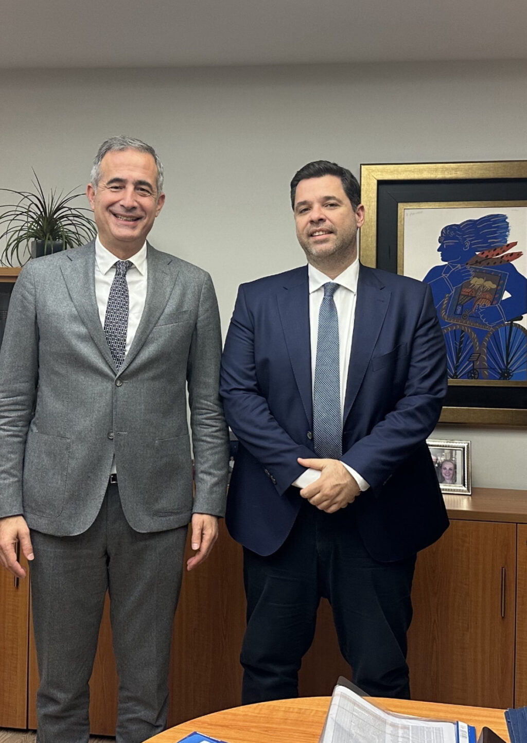 Με τον Γενικό Γραμματέα Συντονισμού της Κυβέρνησης Θανάση Κοντογεώργη συναντήθηκε ο Βουλευτής ΠΕ Κοζάνης Στάθης Κωνσταντινίδης.