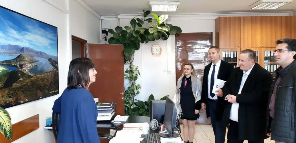 Εθιμοτυπική Επίσκεψη του Γενικού Προξένου της Ρουμανίας στη Θεσσαλονίκη Dan- Nicolae Dima στην Αντιπεριφερειάρχη Καστοριάς.