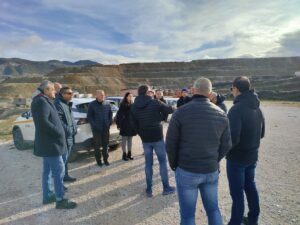 Ευρεία επίσκεψη στο ορυχείο λιγνίτη της ΛΑΡΚΟ