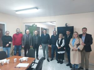 Κοινή συνεδρίαση των τριών επιστημονικών Επιμελητηρίων της Περιφέρειας Δυτικής Μακεδονίας στα γραφεία του ΟΕΕ στην Κοζάνη.