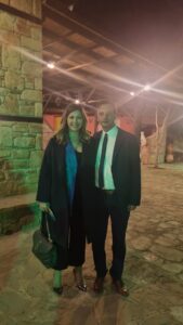 Με την υφυπουργό τουρισμού και πολύ καλή φίλη κα. Ζαχαράκη Σοφία,στην εκδήλωση της Δ.Ε.ΕΠ Καστοριάς, για την κοπή της βασιλόπιτας.