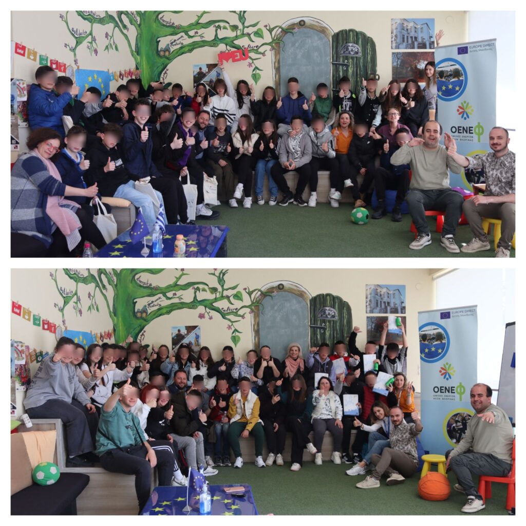 Εκπαιδευτική Επίσκεψη του 2ου Γυμνασίου Φλώρινας στο Europe Direct Western Macedonia - Δυτικής Μακεδονίας - Ενεργοί Νέοι ΟΕΝΕΦ - Active Youths OENEF