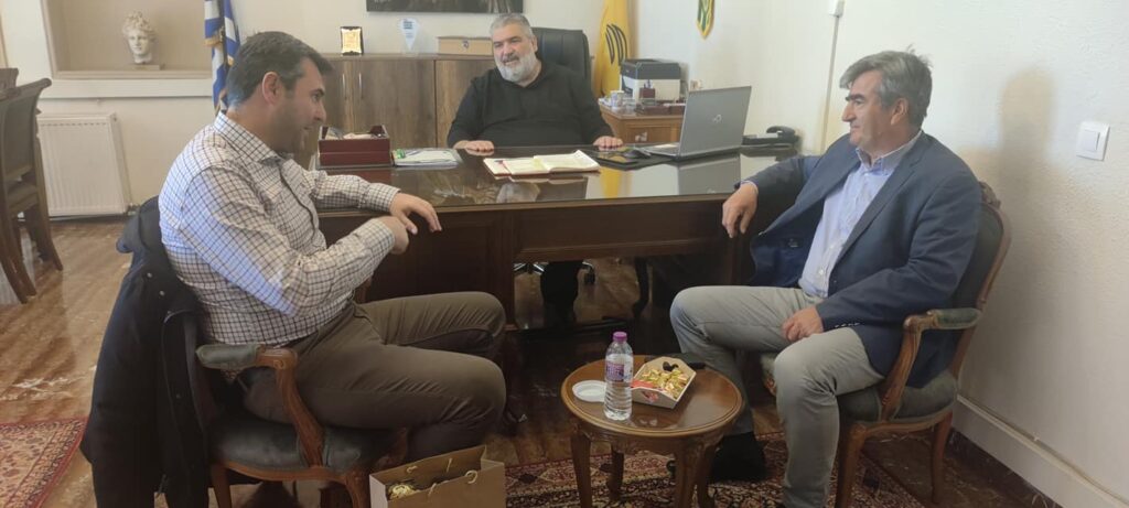 Στο Δημαρχείο Εορδαίας συναντήθηκα με τον Δήμαρχο Παναγιώτη Πλακεντά.