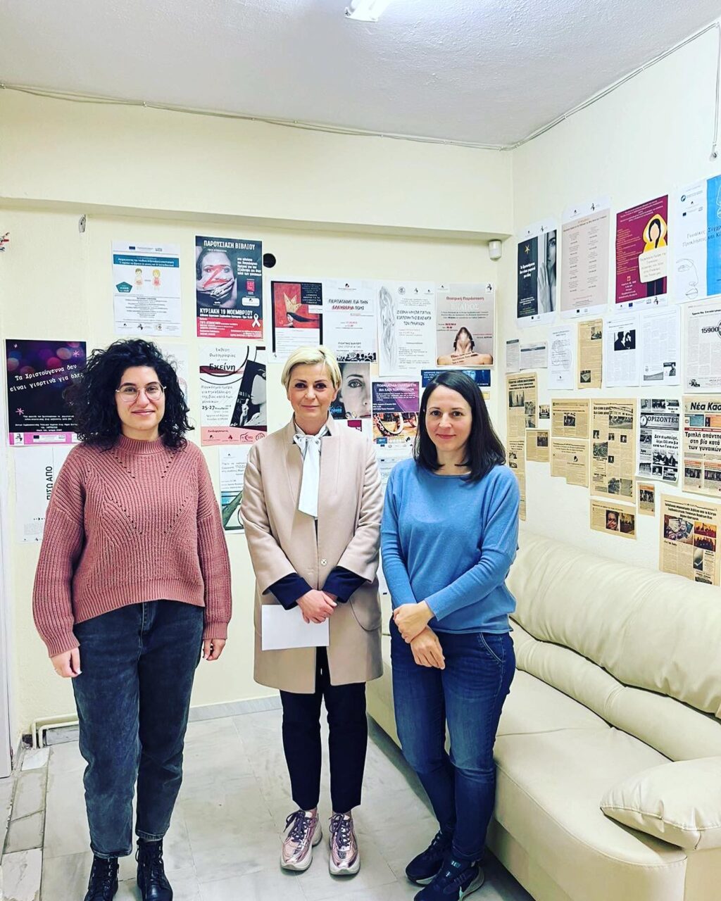 H Αγνή Κανδύλη Μυκωνιάτη στο κέντρο Συμβουλευτικής Γυναικών του Δήμου Καστοριάς