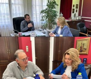 Διαδοχικές συναντήσεις με τον Δήμαρχο Καστοριάς Γιάννη Κορεντσίδη και τον Δήμαρχο Άργους Ορεστικού Πάνο Κεπαπτσόγλου.