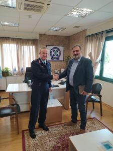 Συνάντηση του Υποψήφιου Βουλευτή του ΣΥΡΙΖΑ ΠΣ Κώστα Πασσαλίδη με τον Γενικό Περιφερειακό Αστυνομικό Διευθυντή Δυτικής Μακεδονίας , Ταξίαρχο κ. Σπυρίδων Διόγκαρη