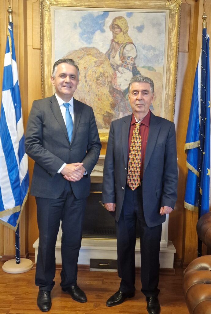 Συναντήσεις του Περιφερειάρχη Δυτικής Μακεδονίας Γ. Κασαπίδη με τον Υπηρεσιακό Υπουργό Αγροτικής Ανάπτυξης Γιώργο Τσακίρη και τον Πρόεδρο του ΕΛΓΑ Ανδρέα Λυκουρέντζο στην Αθήνα