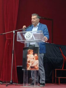 Ο Δήμαρχος Αμυνταίου στην εκδήλωση βράβευσης μαθητών και σχολικών μονάδων του 1ου Μαθητικού Διαγωνισμού Φιλοζωίας «Συμβιώνοντας με τα ζώα»