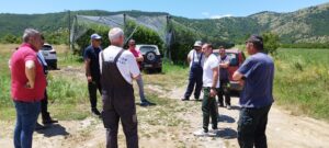 Στις πληγείσες από το χαλάζι αγροτικές περιοχές ο Δήμαρχος Καστοριάς