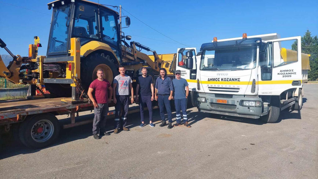 Ο Δήμος Κοζάνης απέστειλε μηχανήματα έργου για να συνδράμουν σε έργα αποκατάστασης στο Δήμο Τρικκαίων.