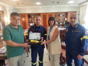 Εξοπλισμός έκτακτης ανάγκης για ηλεκτρικά & υβριδικά οχήματα από την Π.Ε. Καστοριάς στην Πυροσβεστική Υπηρεσία.