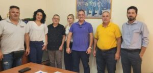 Ο Υποψήφιος Δήμαρχος Κοζάνης Γιάννης Κοκκαλιάρης, συνοδευόμενος από υποψήφιους δημοτικούς συμβούλους του συνδυασμού Μαζί για την Κοζάνη, επισκέφθηκαν το Εργατικό κέντρο Κοζάνης