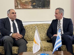 Στάθης Κωνσταντινίδης στον Κύπριο Πρέσβη: «Η διαίρεση της Κύπρου είναι μια ανοιχτή πληγή στο σώμα του Ελληνισμού. Κορυφαία εθνική προτεραιότητα η επίλυση του Κυπριακού ζητήματος»