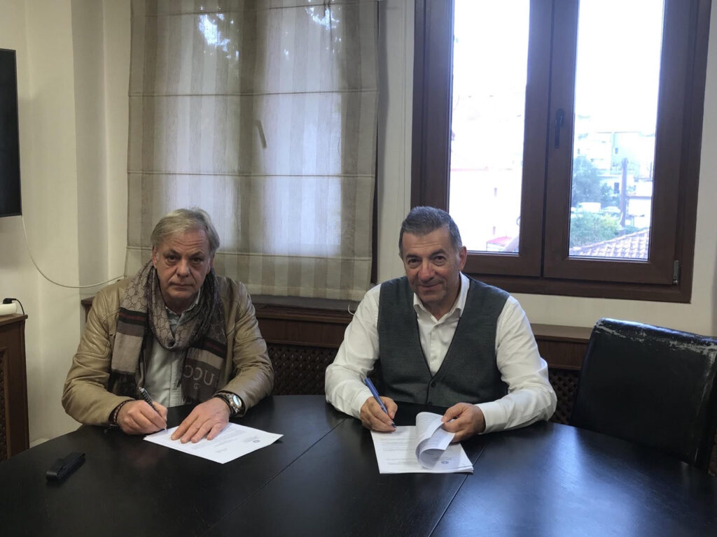 Υπεγράφη σύμβαση έργου από τον Δήμαρχο Αμυνταίου Άνθιμο Μπιτάκη