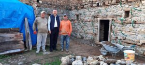 Στις εργασίες αποκατάστασης της Ιεράς Μονής Παμμεγίστων Ταξιαρχών ο Γ. Κασαπίδης