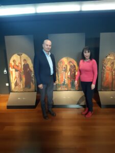Στην επίσκεψη στο Βυζαντινό Μουσείο, στο στολίδι της Καστοριάς μας, με την Ένωση Αποστράτων Αξιωματικών Στρατού.