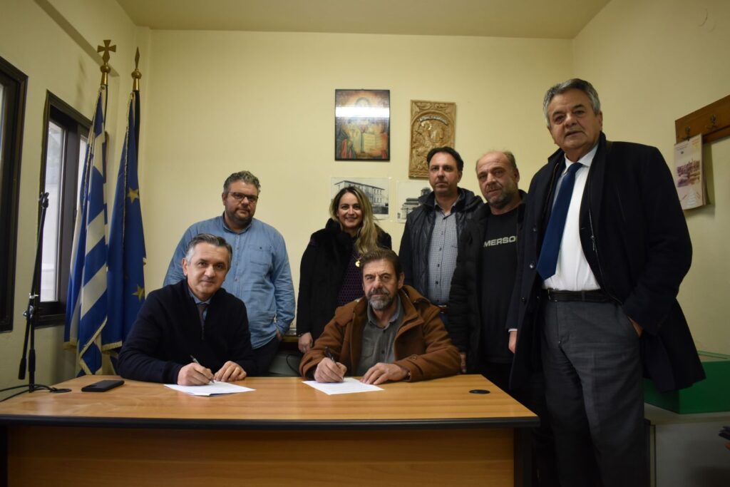 Υπογραφή συμβάσεων από τον Γ. Κασαπίδη για έργα διαχείρισης λυμάτων Εορδαίας