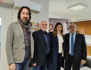 Επίσκεψη της Σοφίας Ζαχαράκη στον Ξενώνα Φιλοξενίας Γυναικών του Δήμου Κοζάνης