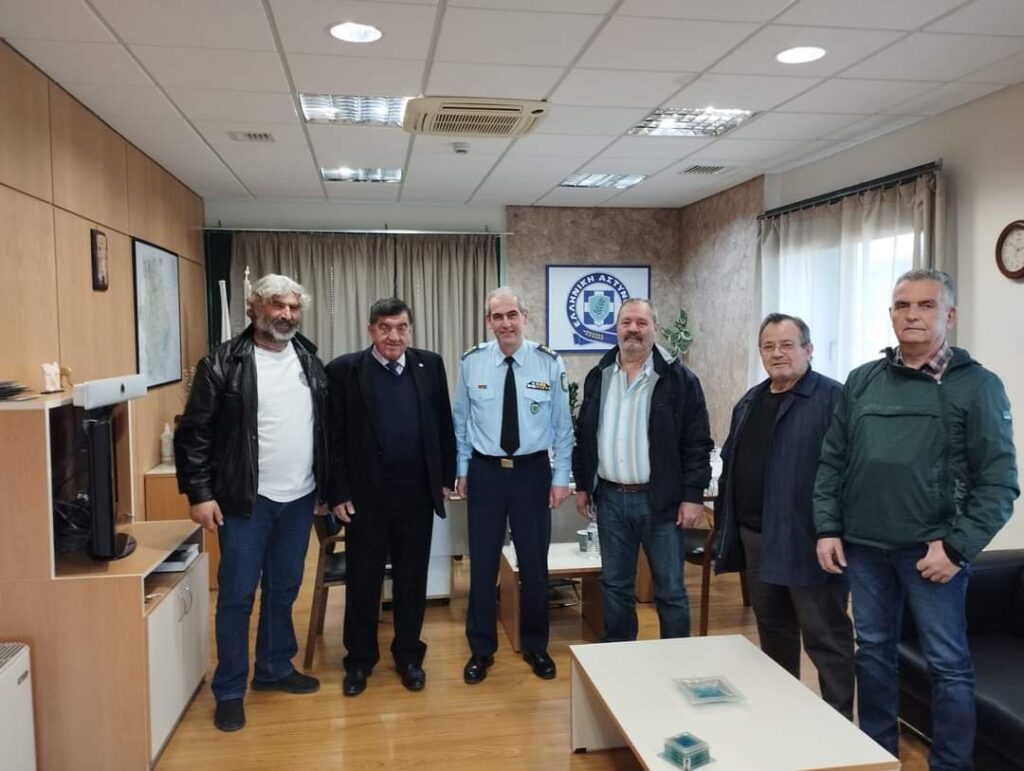 Εθιμοτυπική Επίσκεψη του Συλλόγου Αποστράτων Σωμάτων Ασφαλείας Κοζάνης στον Γενικό Περιφερειακό Αστυνομικό ΔιευθυντήΔυτικής Μακεδονίας