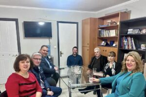 Συνάντηση με τον πρόεδρο Βασίλη Βελίδη και μέλη της Διοικούσας Επιτροπής Εκλογικής Περιφέρειας (ΔΕΕΠ) Καστοριάς