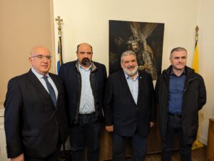 Τον Δήμαρχο Εορδαίας επισκέφθηκε ο Υφυπουργός Κλιματικής Κρίσης & Πολιτικής Προστασίας Χρήστος Τριαντόπουλος