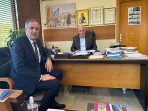 Συνάντηση Στάθη Κωνσταντινίδη με τον Πρόεδρο της ΚΕΔΕ Λάζαρο Κυρίζογλου: «Στηρίζουμε εμπράκτως τον αναπτυξιακό και κοινωνικό ρόλο της Τοπικής Αυτοδιοίκησης»