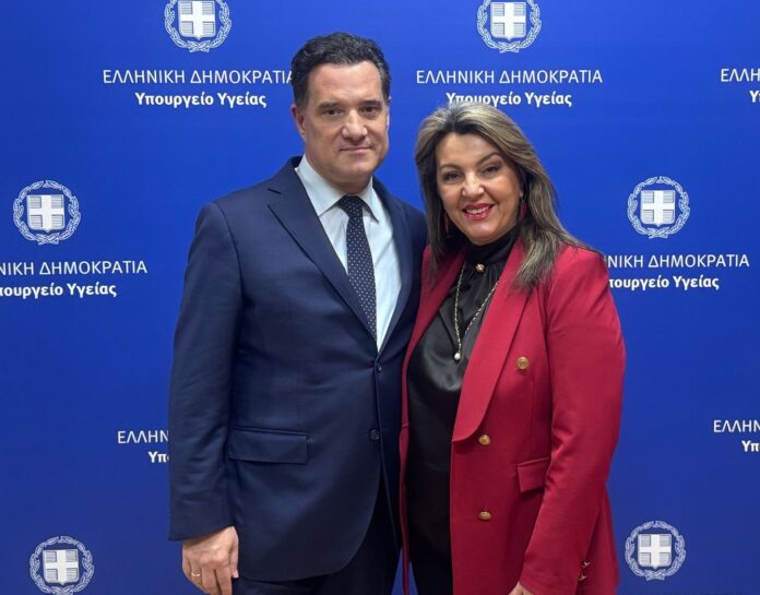 Συνάντηση εργασίας της Μαρίας Αντωνίου με τον Υπουργό Υγείας Άδωνι Γεωργιάδη: Στο επίκεντρο οι ανάγκες στελέχωσης των δομών υγείας της Καστοριάς