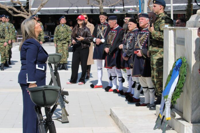 Η Βουλευτής Καστοριάς Μαρία Αντωνίου στις εκδηλώσεις για τον Ευαγγελισμό της Θεοτόκου και την Εθνική Επέτειο της 25ης Μαρτίου 1821