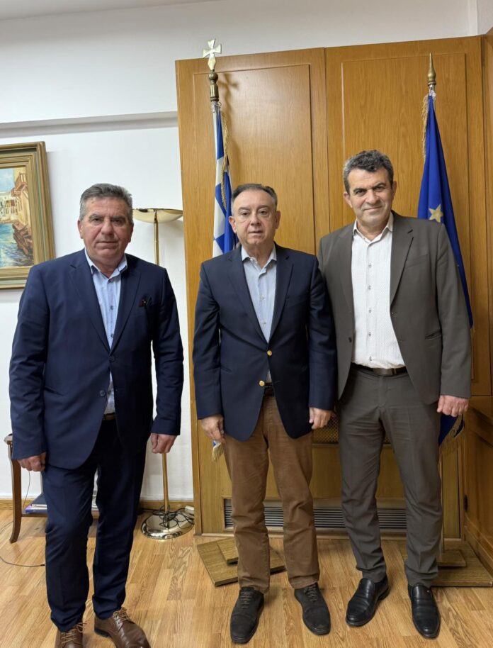 Συνάντηση με τον Υφυπ. Αγροτικής Ανάπτυξης Χ. Κέλλα για το ζήτημα της ευλογιάς των αιγοπροβάτων στην ΠΕ Κοζάνης