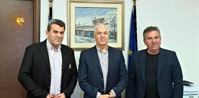 Συνάντηση του Δημάρχου Αμυνταίου με τον Αντιπεριφερειάρχη Αγροτικής Ανάπτυξης Δυτικής Μακεδονίας και τον Χωρικό Αντιπεριφερειάρχη Καστοριάς