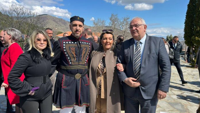 Η Μαρία Αντωνίου στις εκδηλώσεις μνήμης για τα 82 χρόνια από το Ολοκαύτωμα της Κλεισούρας