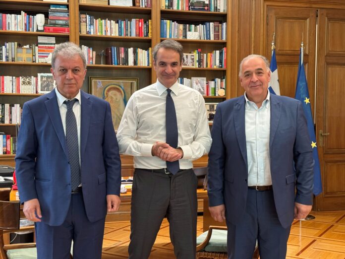 Με τον Πρωθυπουργό συναντήθηκαν ο Περιφερειάρχης και ο Πρόεδρος της ΠΕΔ Δυτικής Μακεδονίας