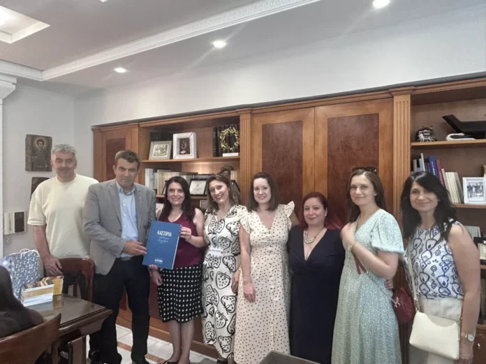 Υποδοχή Πολωνών μαθητών από τον Αντιπεριφερειάρχη Καστοριάς Δημήτρη Σαββόπουλο