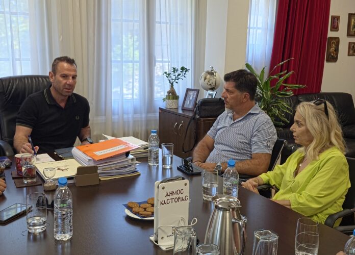 Συνάντηση του Δημάρχου Καστοριάς με τη Διοίκηση της ΕΚΟΦΝΣ ενόψει του 92ου Πανελληνίου Πρωταθλήματος Κωπηλασίας
