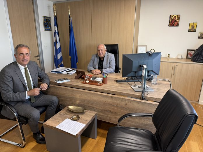 Επίσκεψη του βουλευτή ΠΕ Κοζάνης Στάθη Κωνσταντινίδη στην Ειδική Υπηρεσία ΔΑΜ για την πορεία των προγραμμάτων και δράσεων στην ΠΕ Κοζάνης.