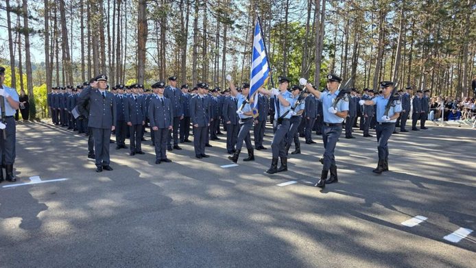 Τελετή ονομασίας και απονομής πτυχίων σε 190 νέους Αστυφύλακες της εκπαιδευτικής σειράς 2023-2026 στο Τμήμα Δοκίμων Αστυφυλάκων Γρεβενών